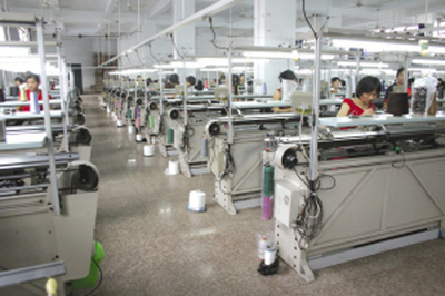 丝针织服装生产基地
